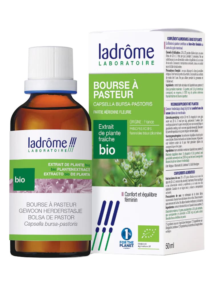 Ladrôme Xtrait de Plantes Fraîches Bio Bourse à Pasteur 50 ml