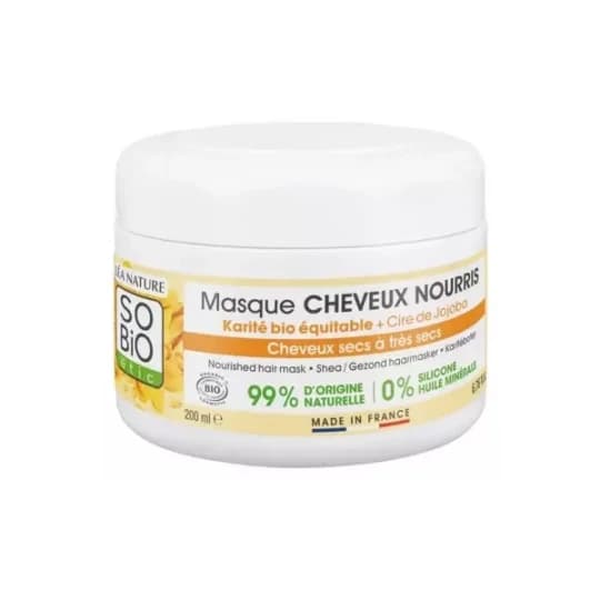 Léa Nature SO Bio étic Masque Cheveux Nourris Karité Bio 200 ml