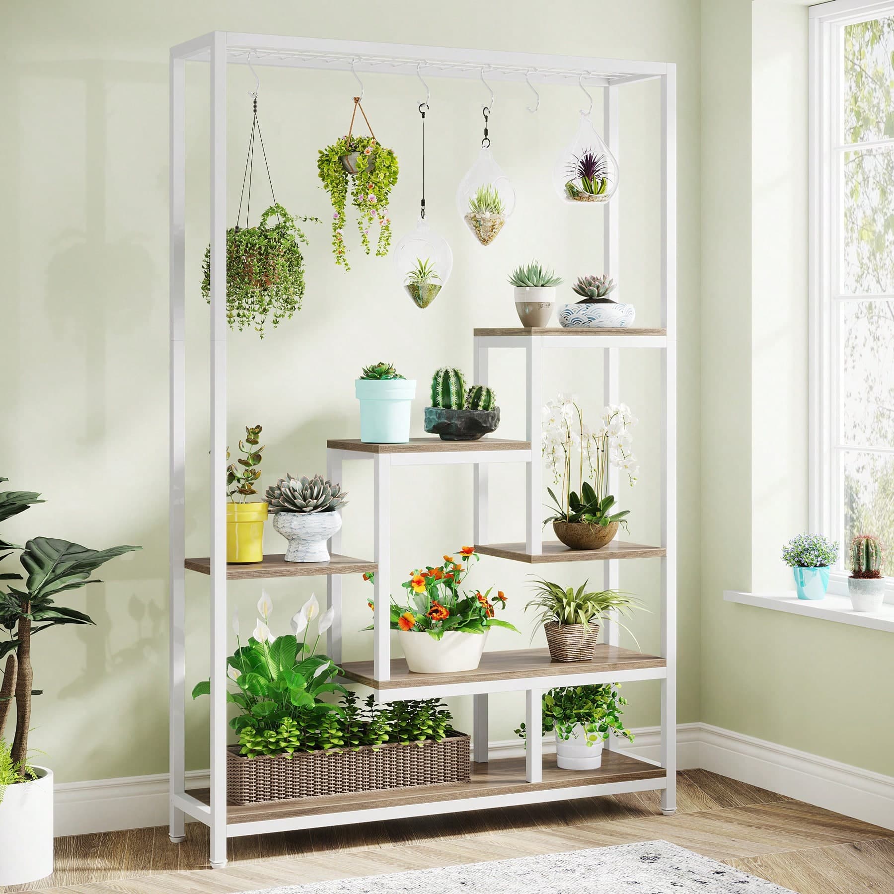 Tribesigns Support pour plantes d'intérieur à 5 niveaux