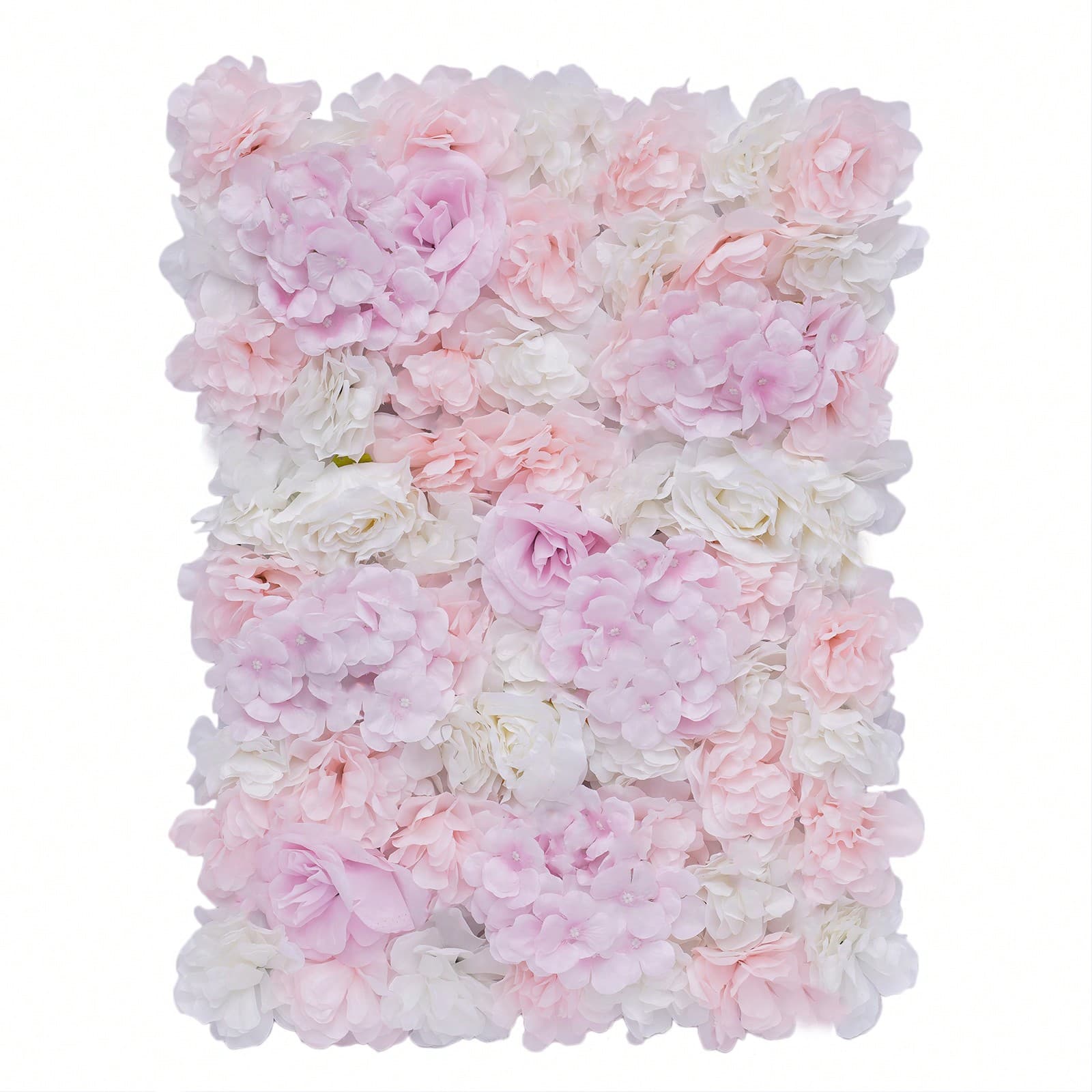 12 Pièces Mur de Fleurs Artificielles Panneau de Fleurs Artificielles pour Décor de Mariage de Jardin Plantes Artificielles Mur de Roses